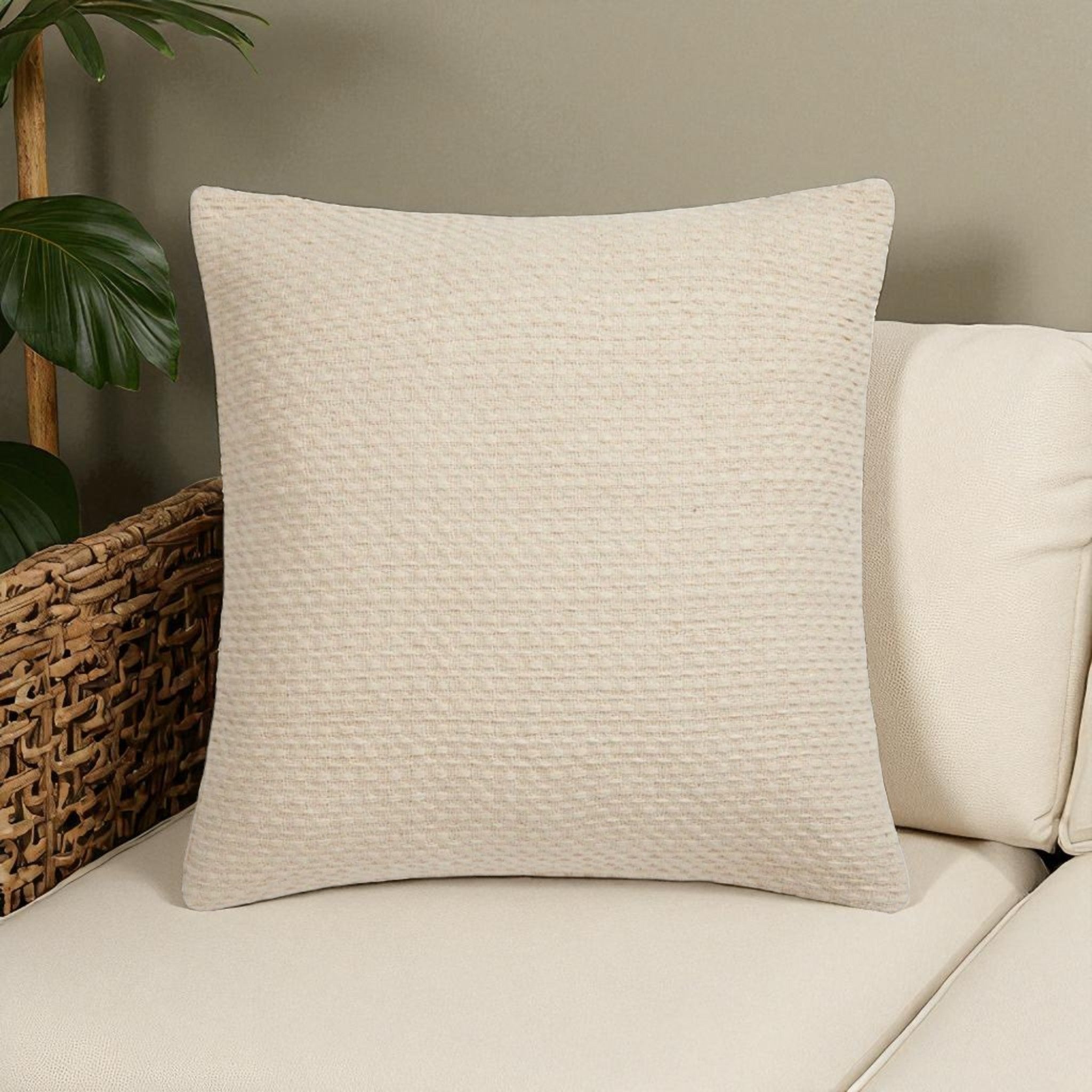 Filled Cushion Hayden in Cream