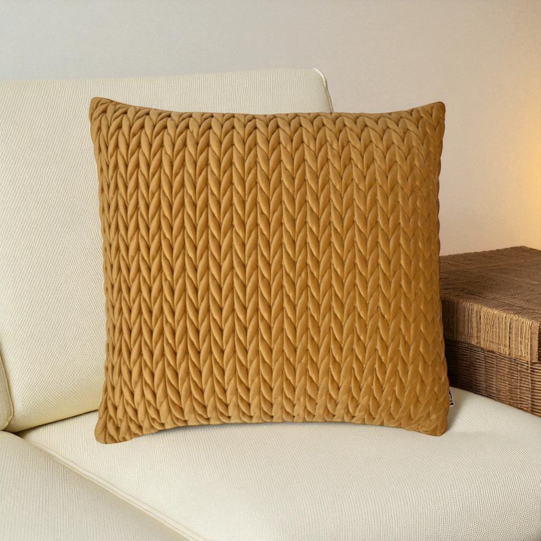 Filled Cushion Amory in Gold
