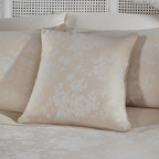 Filled Cushion Imelda Woven in Ivory