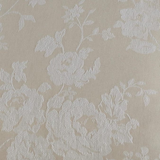 Filled Cushion Imelda Woven in Ivory