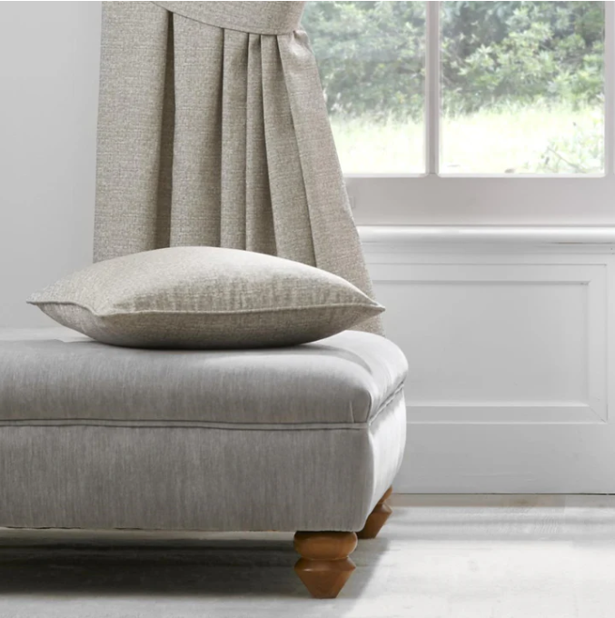 Filled Cushion Pembrey in Natural