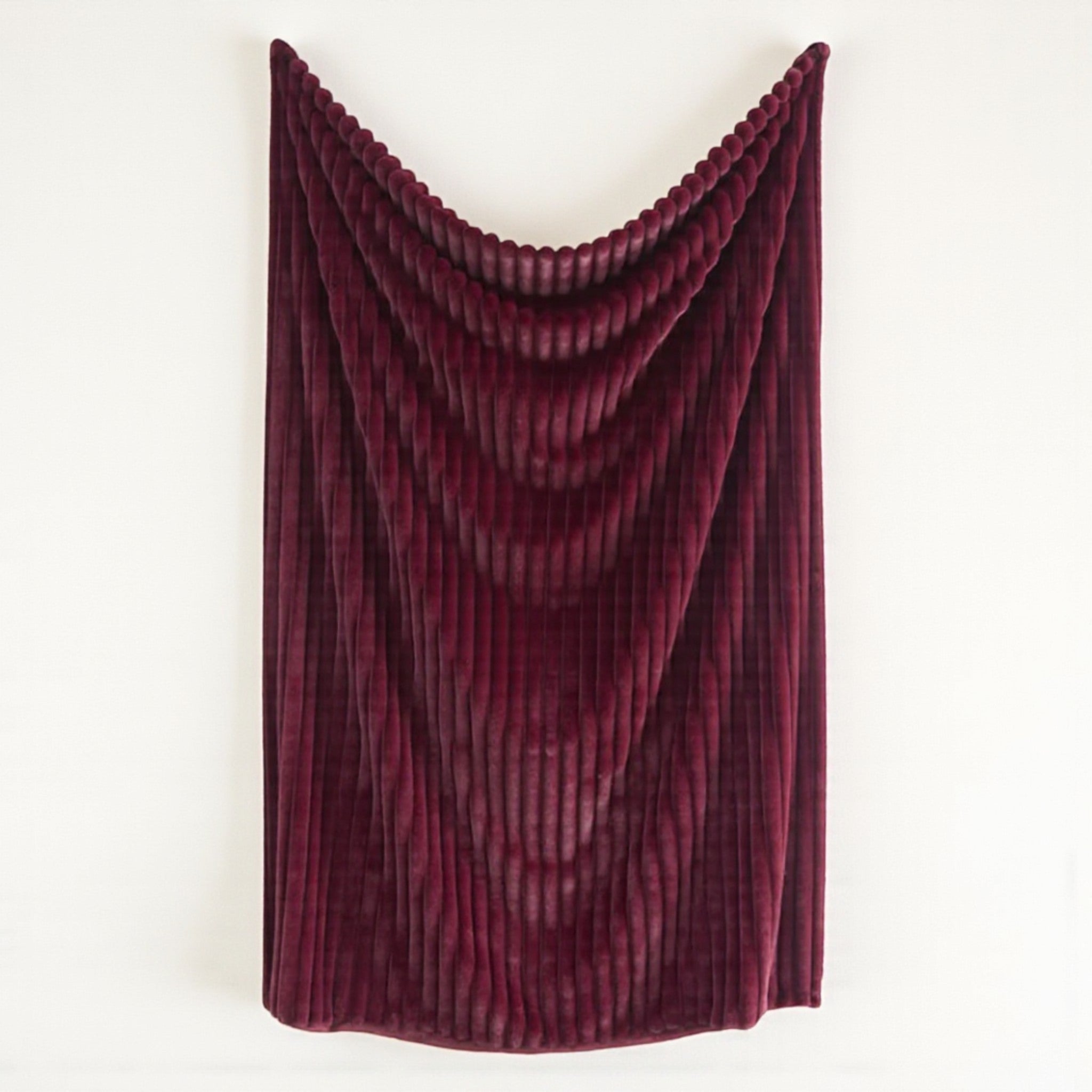 Bedspread Morritz in Burgundy