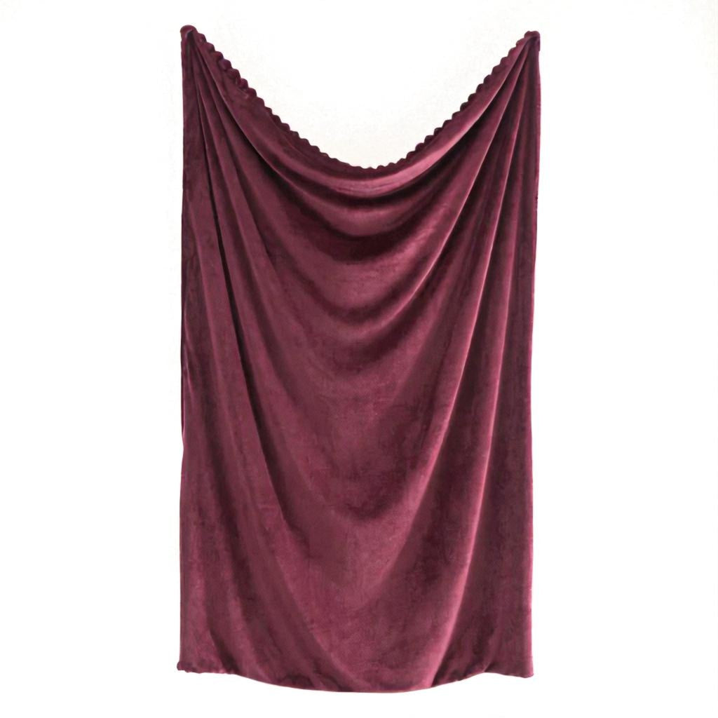 Bedspread Morritz in Burgundy