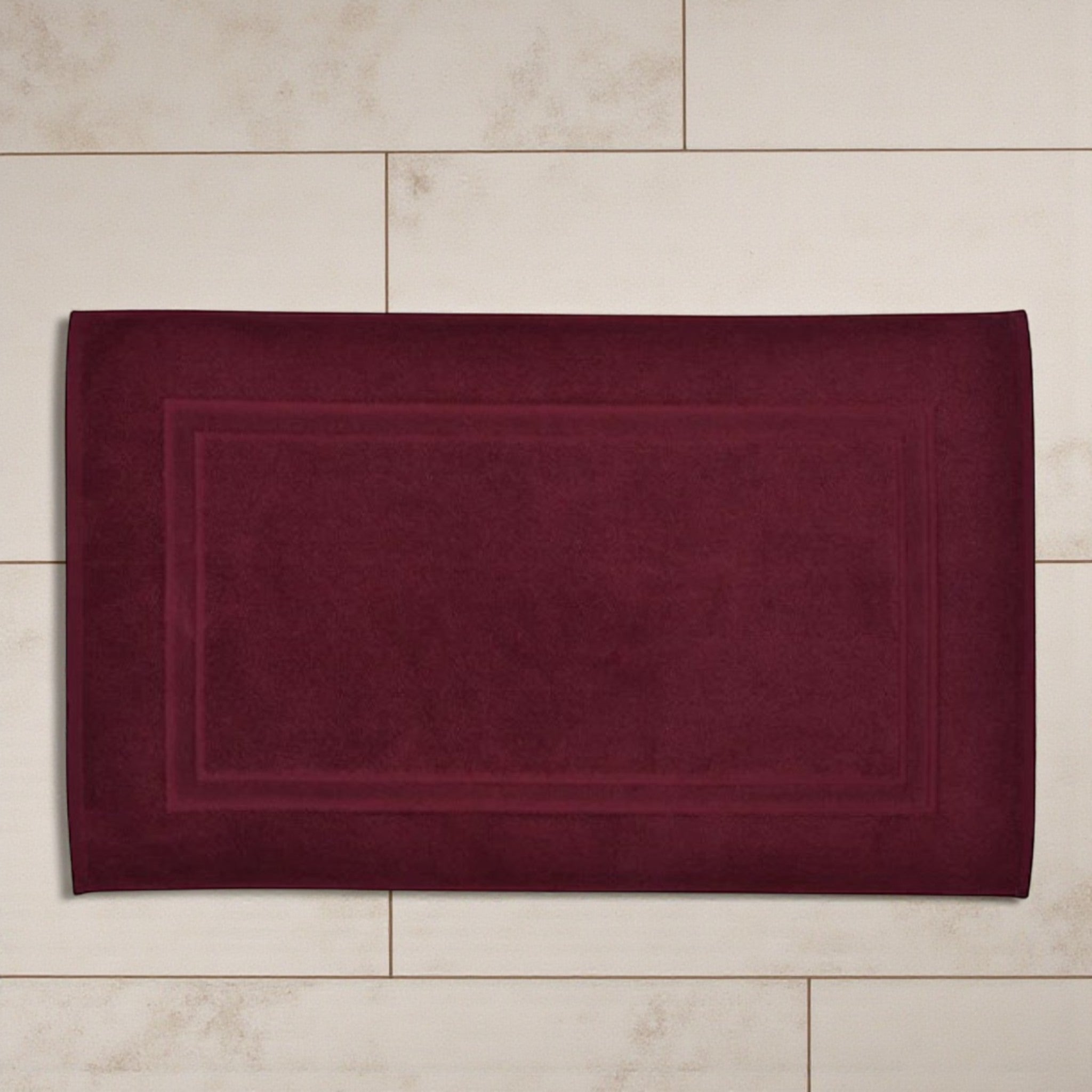 Bath Mat Abode Eco in Claret