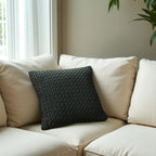 Filled Cushion Amory in Bottle Green