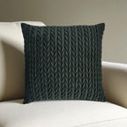 Filled Cushion Amory in Bottle Green