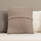 Bruges Waffle Filled Cushion in Linen