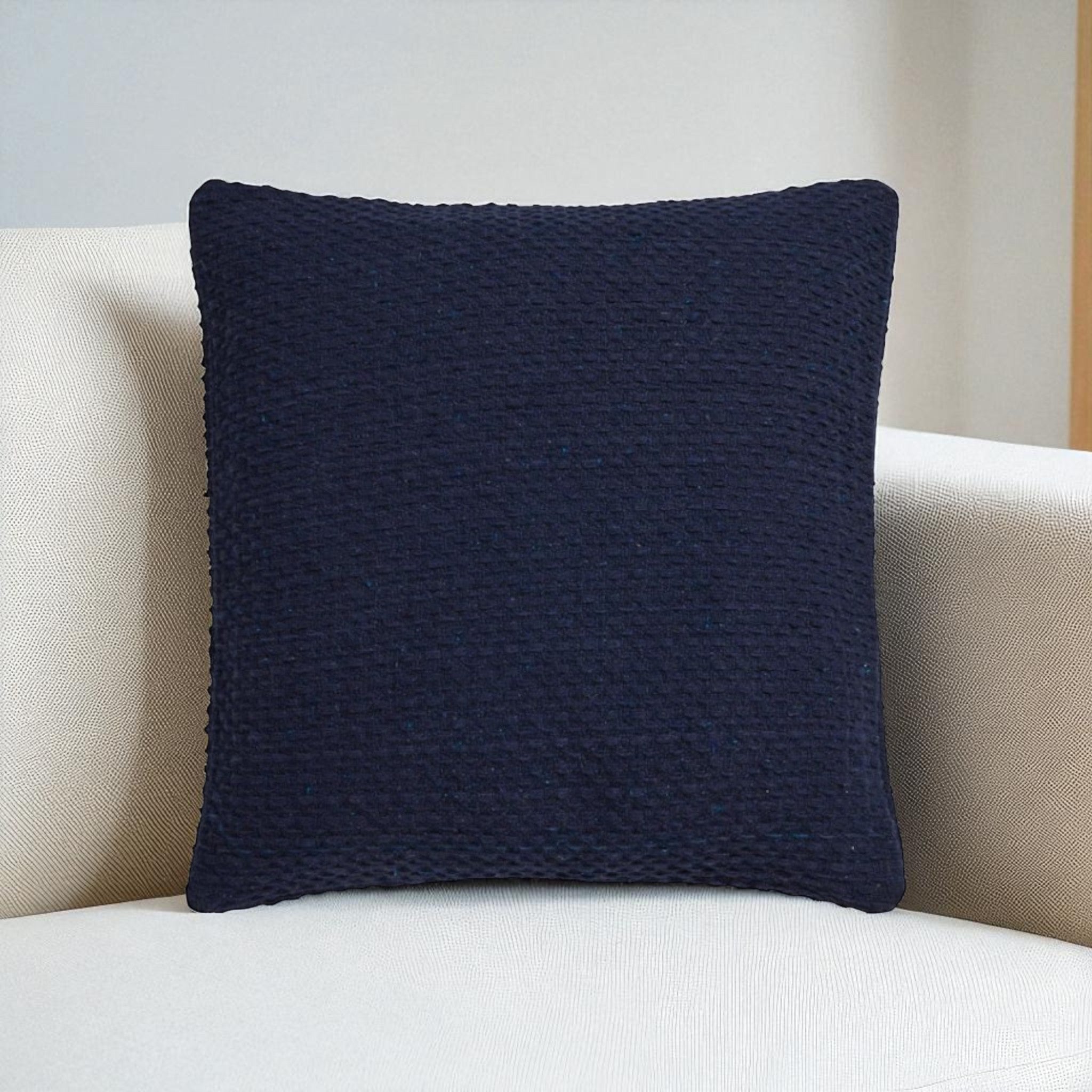 Filled Cushion Hayden in Navy