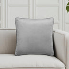 Montrose Velvet Filled Cushion in Silver