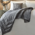 Filled Cushion Melanie in Slate