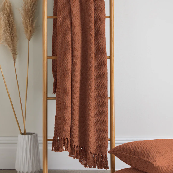 Throw Hayden in Terracotta
