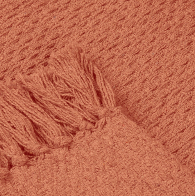 Throw Hayden in Terracotta