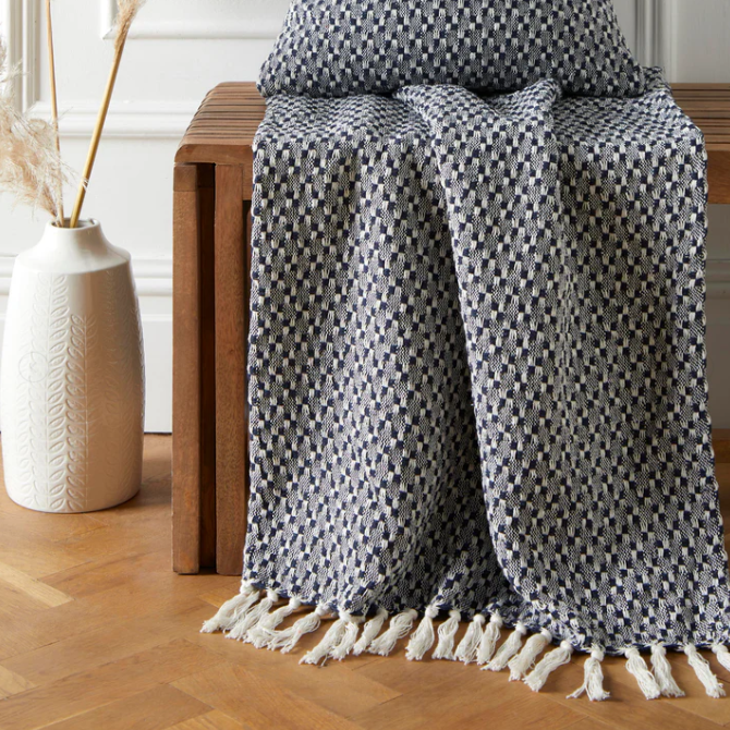 Throw Bexley Loft in Navy