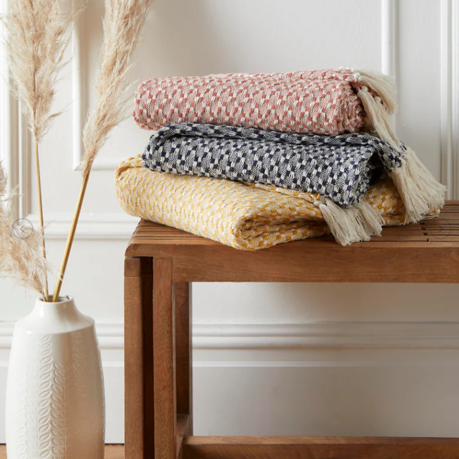 Throw Bexley Loft in Navy