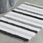 Bath Mat Carlson Stripe in Grey