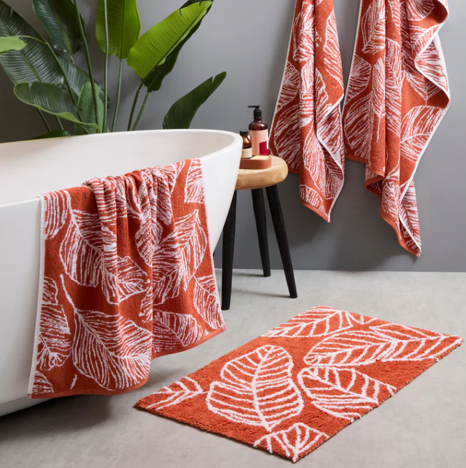 Bath Mat Matteo in Terracotta