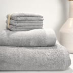 Abode Eco Bath Towel & Sheet in Grey