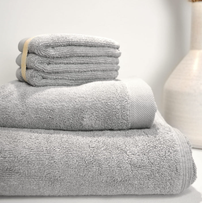 Abode Eco Bath Towel & Sheet in Grey