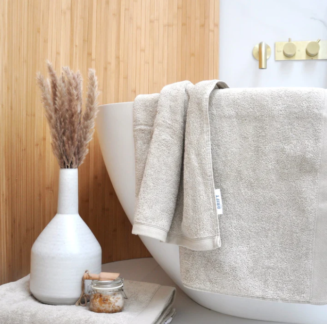 Abode Eco Hand & Bath Towel in Natural