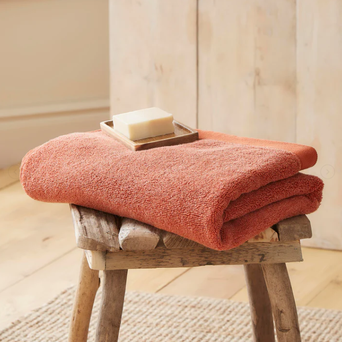 Bath Towels & Sheet Abode Eco in Terracotta