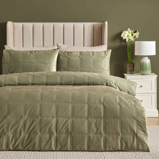 Duvet Cover Set in Green