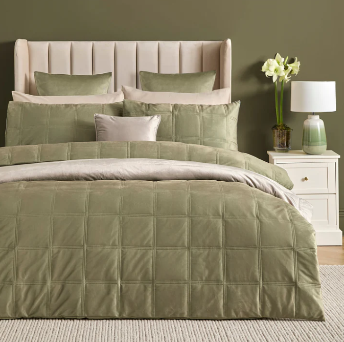 Duvet Cover Set in Green