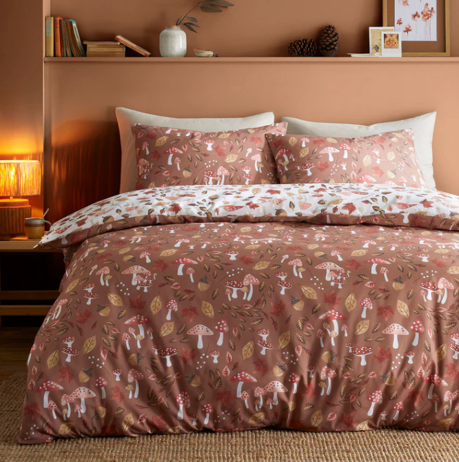 Duvet Cover Set Woodland in Natural