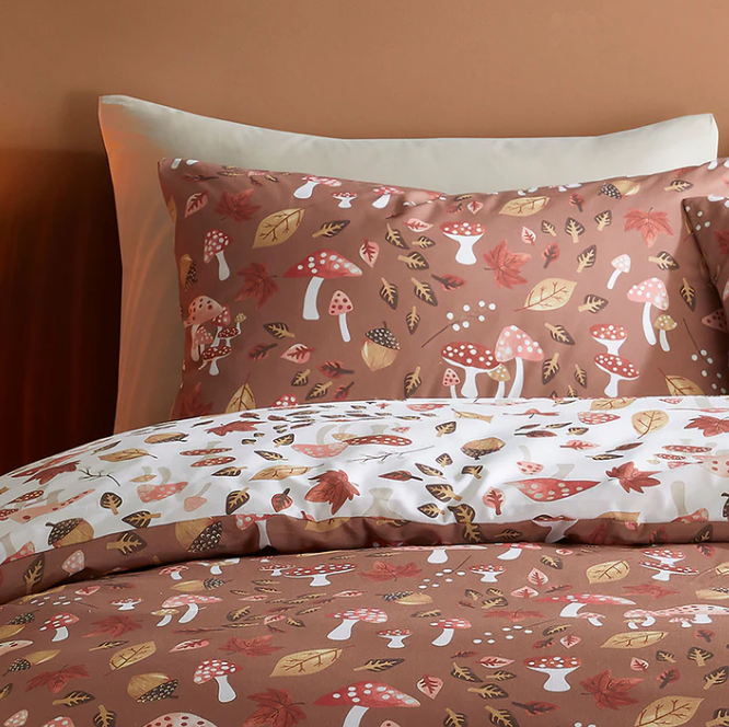 Duvet Cover Set Woodland in Natural