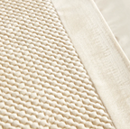 Duvet Cover Set Velvet & Satin in Natural