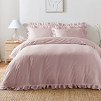 Duvet Cover Set Frill in Lavender