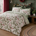 Duvet Cover Set Winter Sprigs in Green
