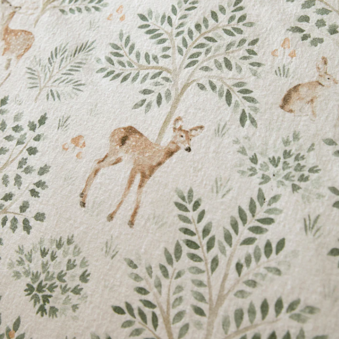 Duvet Cover Set Forest Animals in Natural