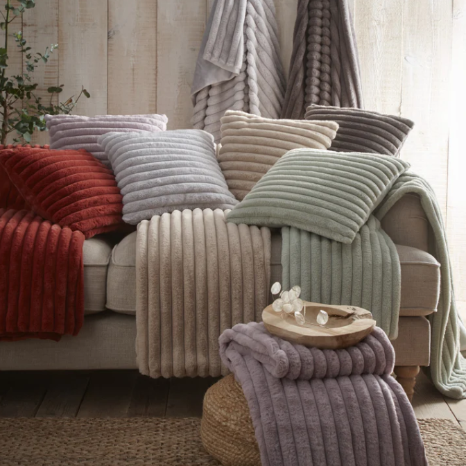 Bedspread Morritz in Charcoal