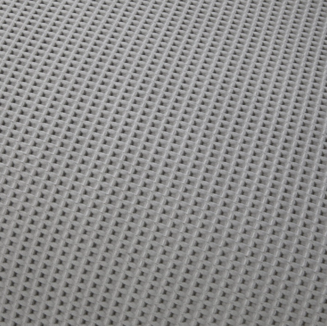 Duvet Cover Set Waffle in Silver