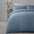Duvet Cover Set Waffle in Blue