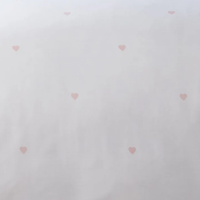 Duvet Cover Set Heart in Blush