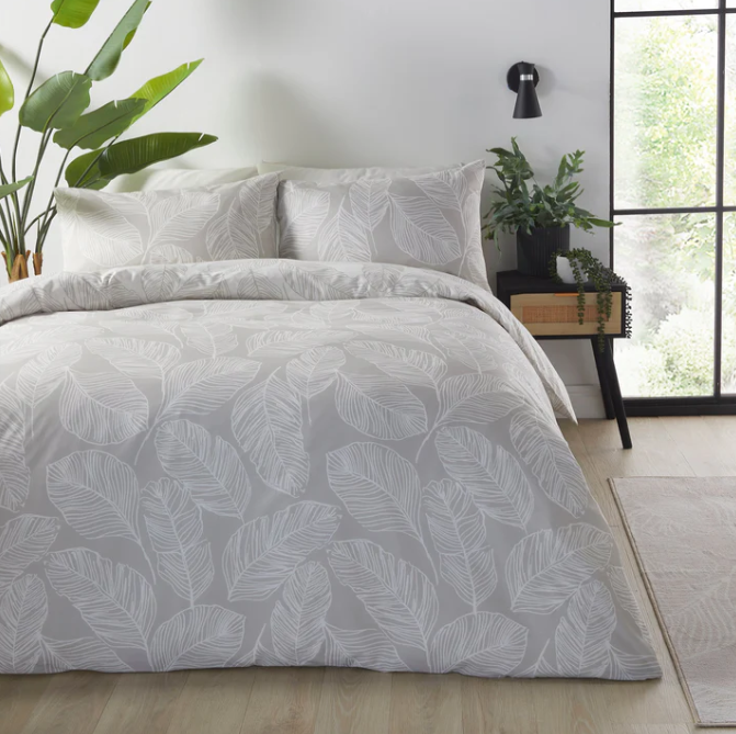 Duvet Cover Set Botanical in Natural