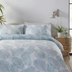 Duvet Cover Set Botanical in Duck Egg
