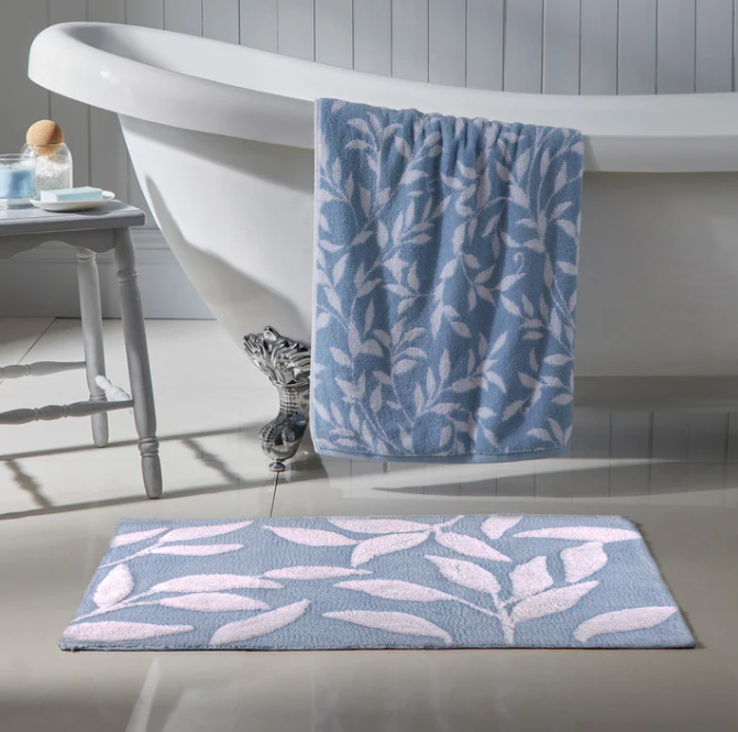Bath Mat Sandringham in Blue