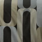 Duvet Cover Set Geometric in Charcoal