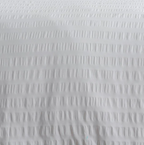 Duvet Cover Set Honley Seersucker in White