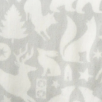 Throw Scandi Animals Snug in Grey