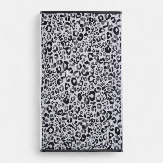 Towels Animal Print Bathroom in Black