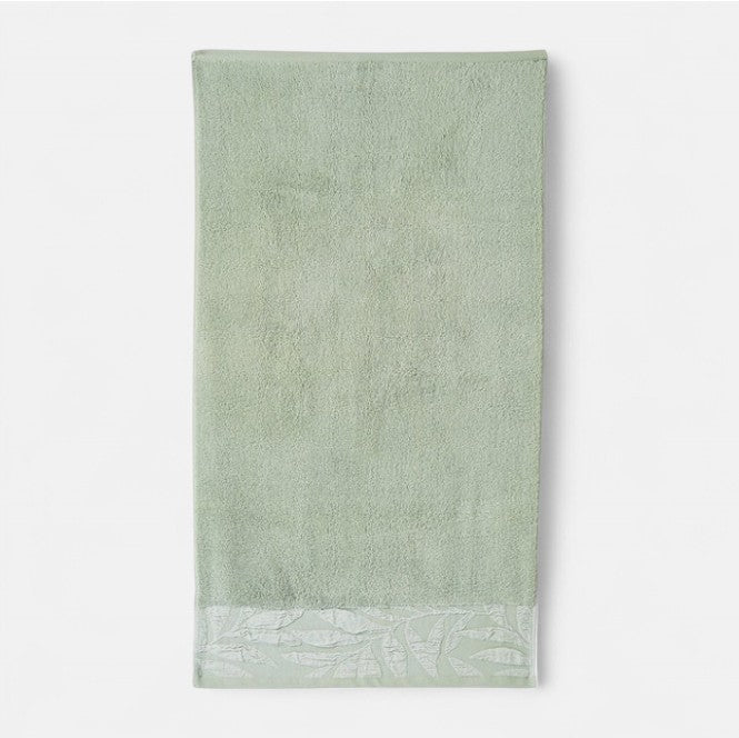 Lacie Towels in Steel/Sage