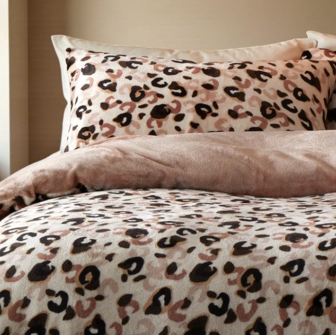 Duvet Cover Set Leopard Snug in Natural