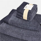 Abode Eco Bath Towels & Sheet in Navy